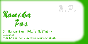 monika pos business card